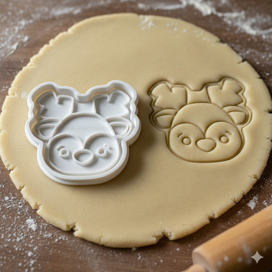 Emporte-pièce Renne - Découpoir Biscuit Noël Kawaii