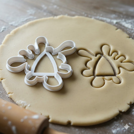 Emporte-Pièce Éclaboussure de Peinture - Découpoir Créatif pour Biscuits et Pâtisserie