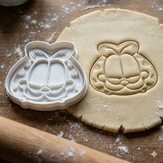 Emporte-Pièce Garfield - Découpoir Chat Garfield pour Biscuits et Pâtisserie