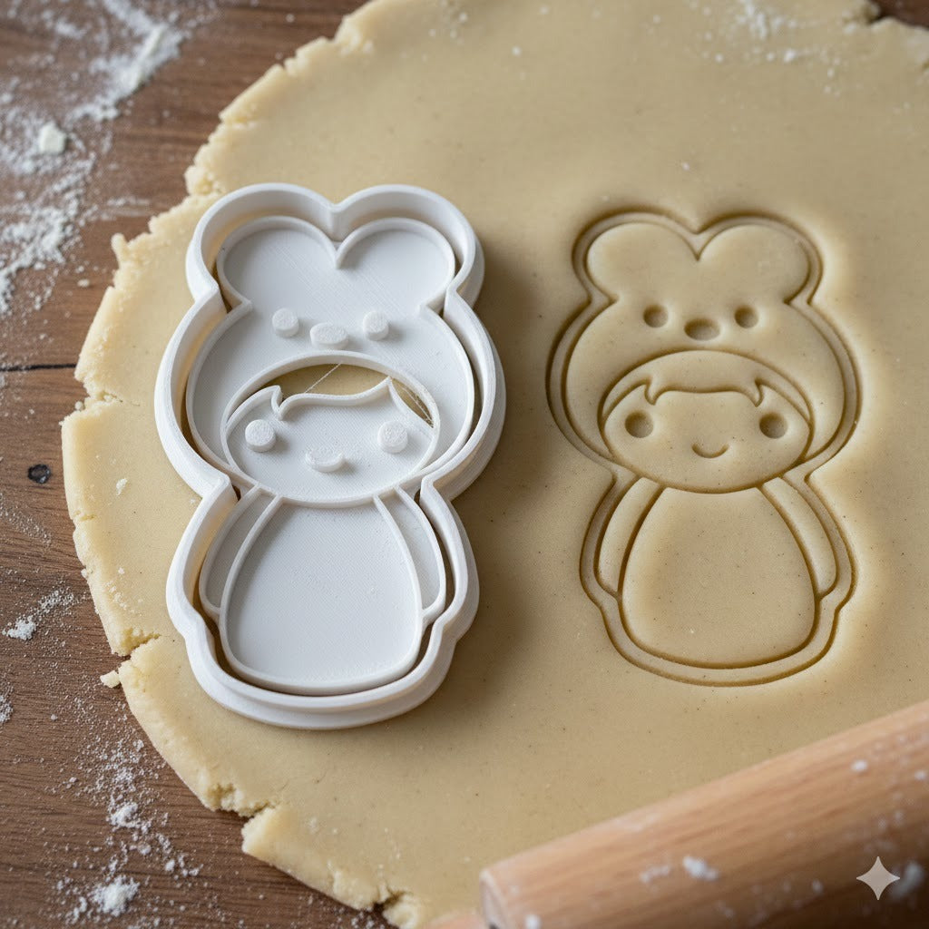 Emporte-pièce Enfant Déguisé en Lapin - Cookie Cutter