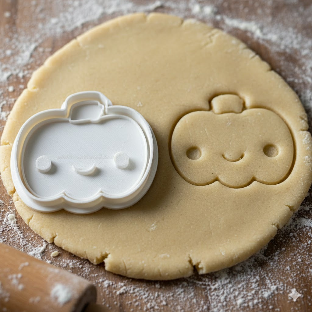 Emporte-Pièce Citrouille Kawaii - Découpoir Halloween Mignon pour Biscuits et Pâtisserie
