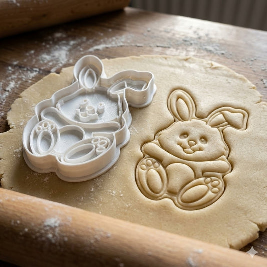 Emporte-pièce Lapin de Pâques - Découpoir Biscuit Pâtisserie Kawaii