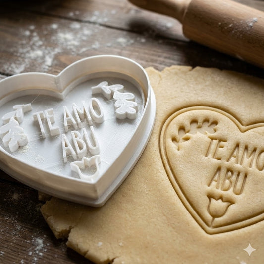 Emporte-pièce Cœur Te Amo Abu