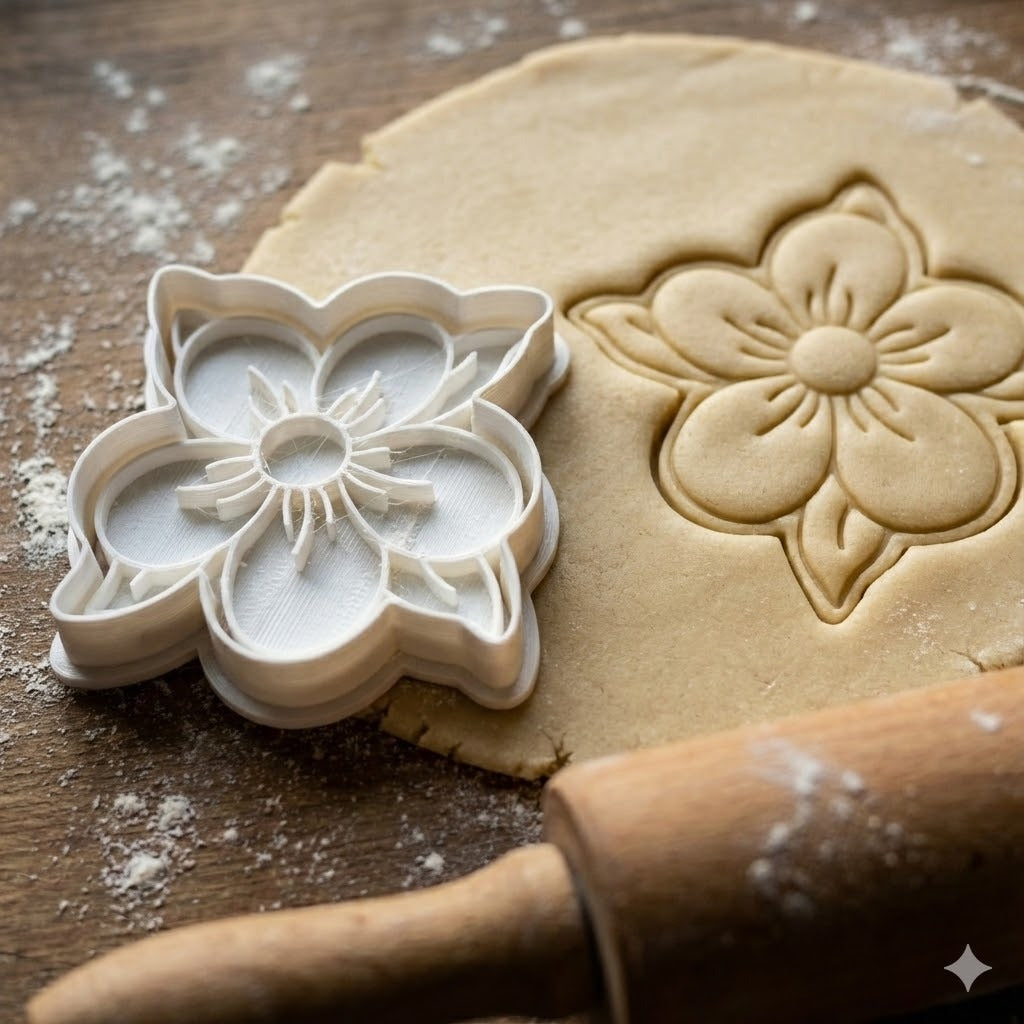 Emporte-pièce Fleur 5 Pétales - Géranium Sauvage