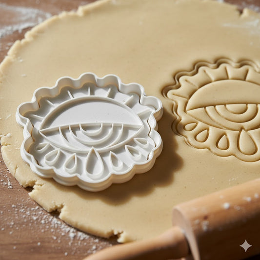 Emporte-pièce Œil Turc - Découpoir Pâtisserie Motif Œil Porte-Bonheur