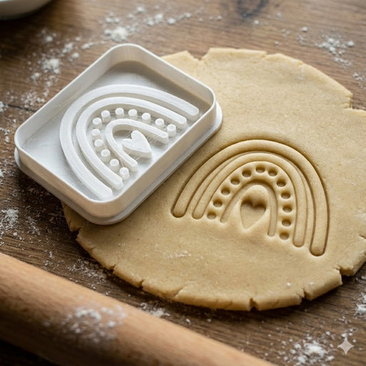 Emporte-pièce Arc-en-ciel avec Cœur