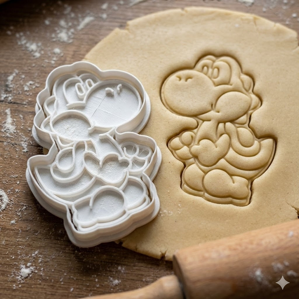 Emporte-pièce Yoshi - Découpoir Pâtisserie Dinosaure Kawaii