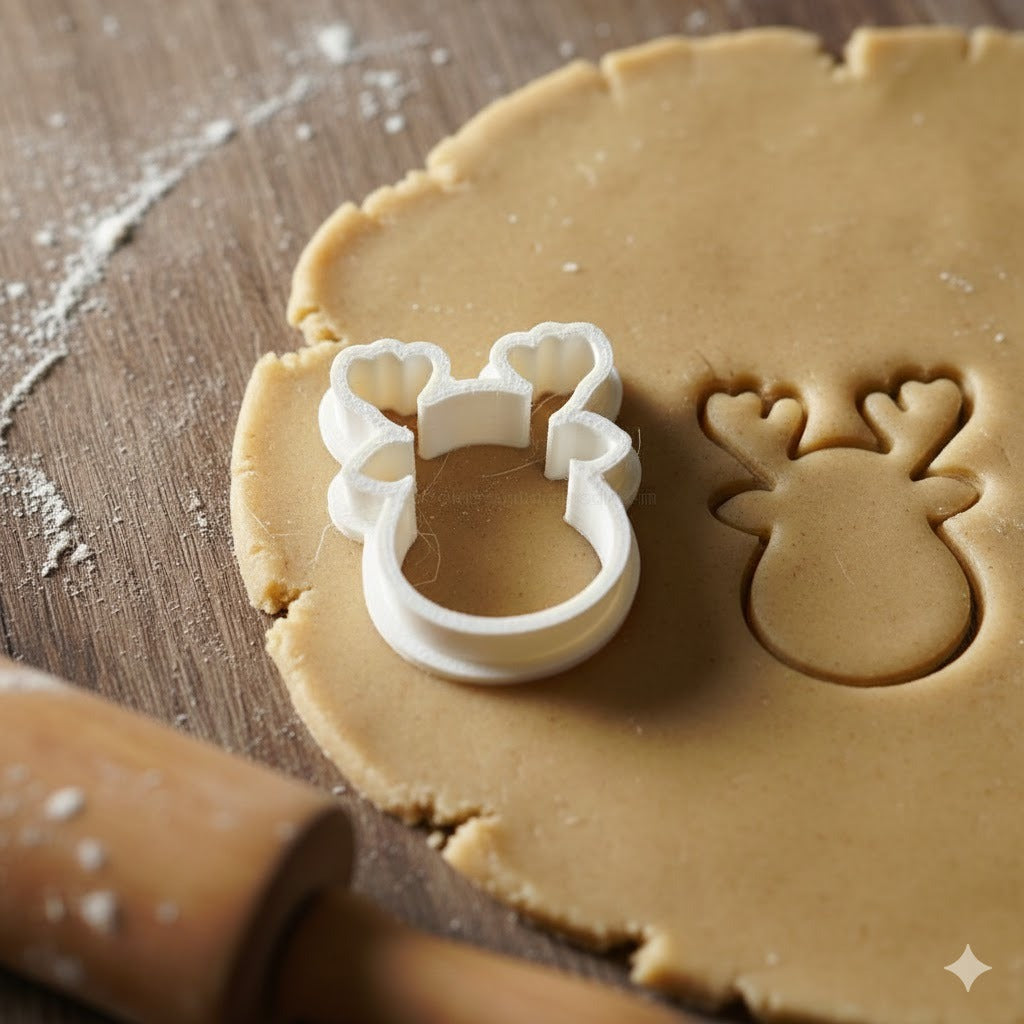 Emporte-Pièce Renne de Noël - Découpoir Biscuit Pâtisserie