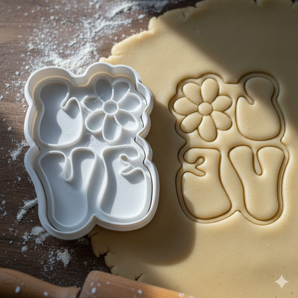 Emporte-Pièce Love Flower - Fleur et Cœur