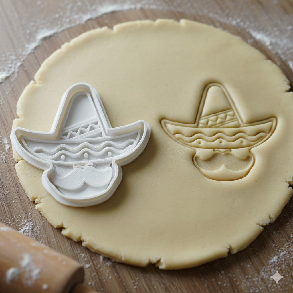 Emporte-pièce Sombrero Mariachi Mexicain