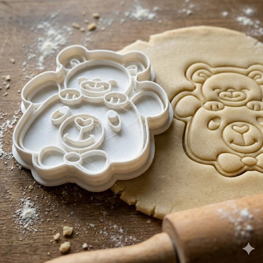 Emporte-Pièce Ourson Père et Bébé - Découpoir Pâtisserie Famille Ours
