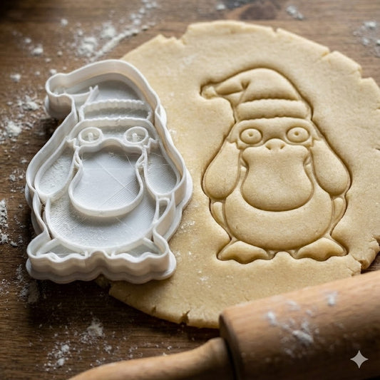 Emporte-pièce Psyduck avec Bonnet de Noël