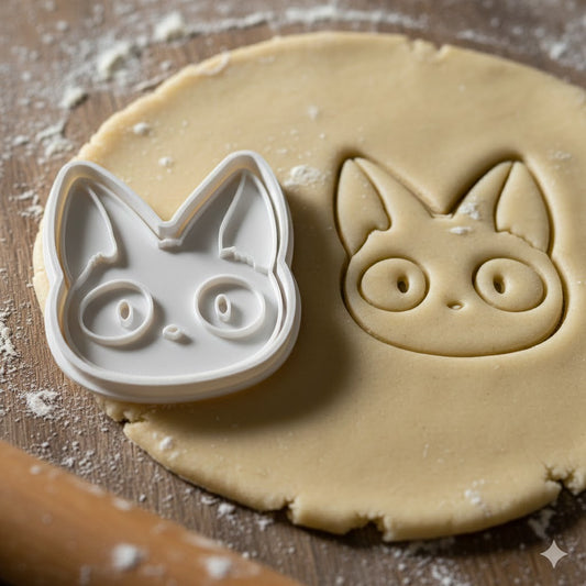 Emporte-pièce Tête de Chat Kawaii