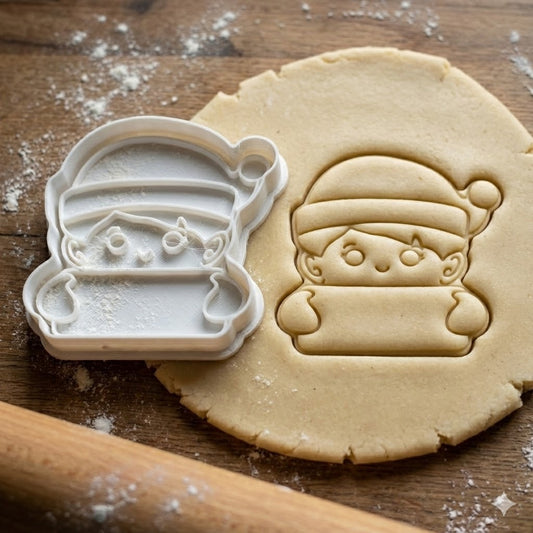 Emporte-pièce Lutin du Père Noël