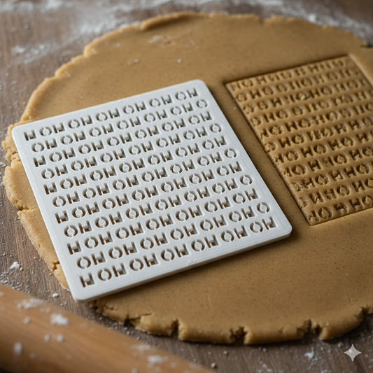 Tampon Texturé HOHOHO - Empreinte pour Pâte à Biscuits