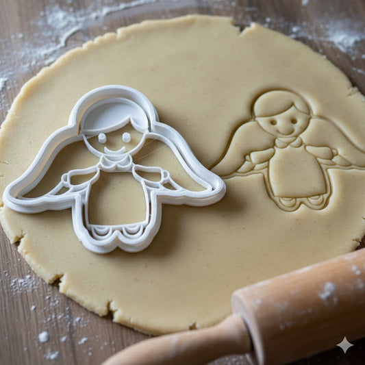 Emporte-pièce Ange - Découpoir Pâtisserie pour Biscuits de Noël