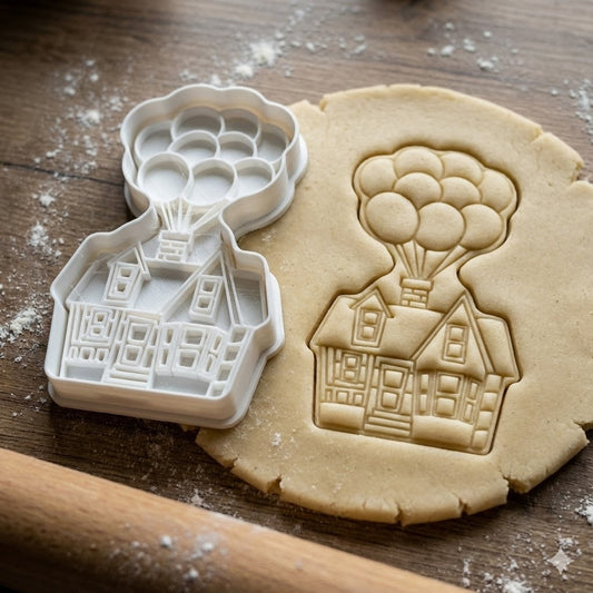 Emporte-pièce Maison avec Ballons