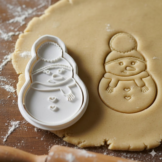 Emporte-pièce Bonhomme de Neige - Découpoir Pâtisserie Noël