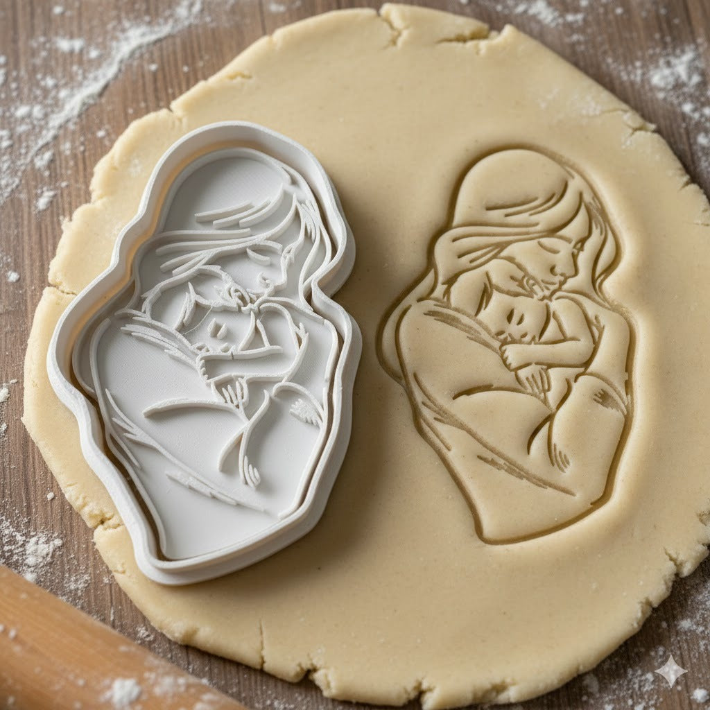 Emporte-pièce Mère et Enfant - Tendresse Maternelle