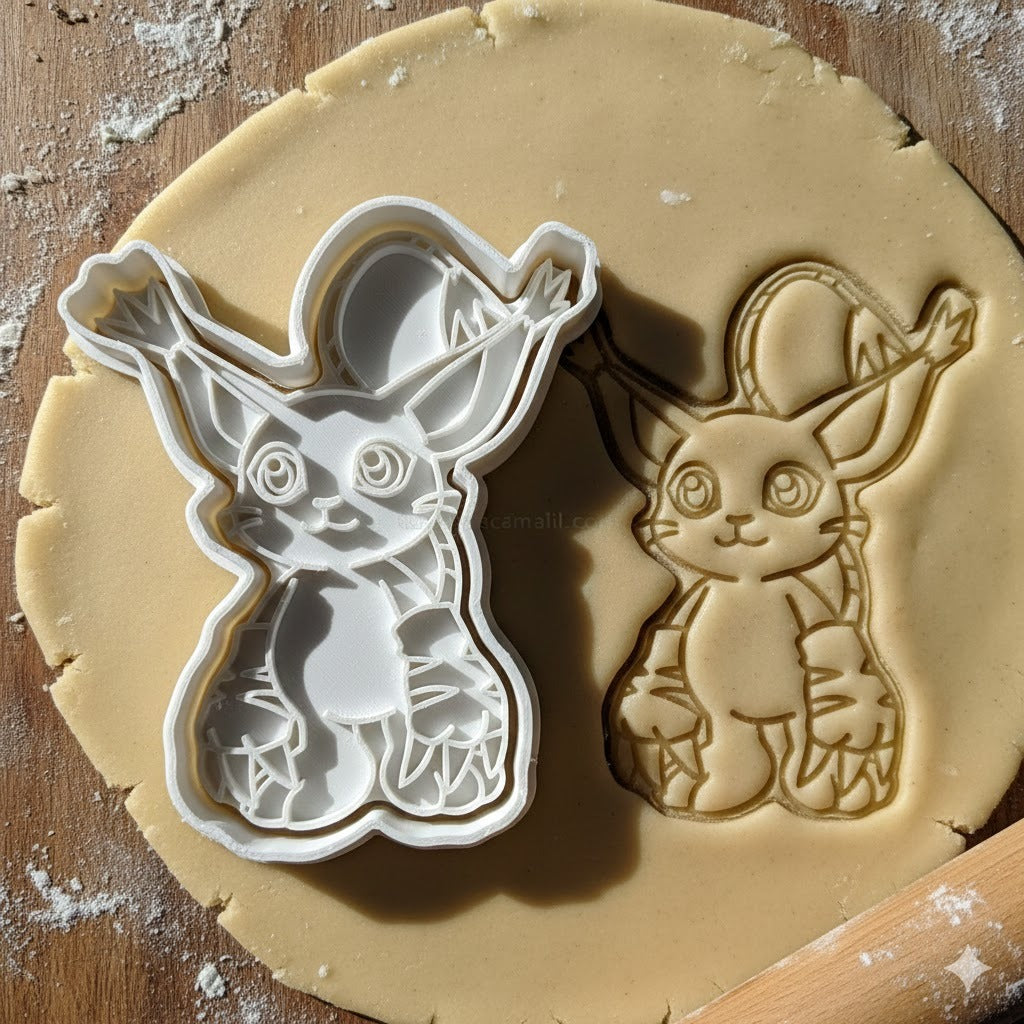 Emporte-pièce Tailmon - Découpoir Pâtisserie Kawaii en Stock