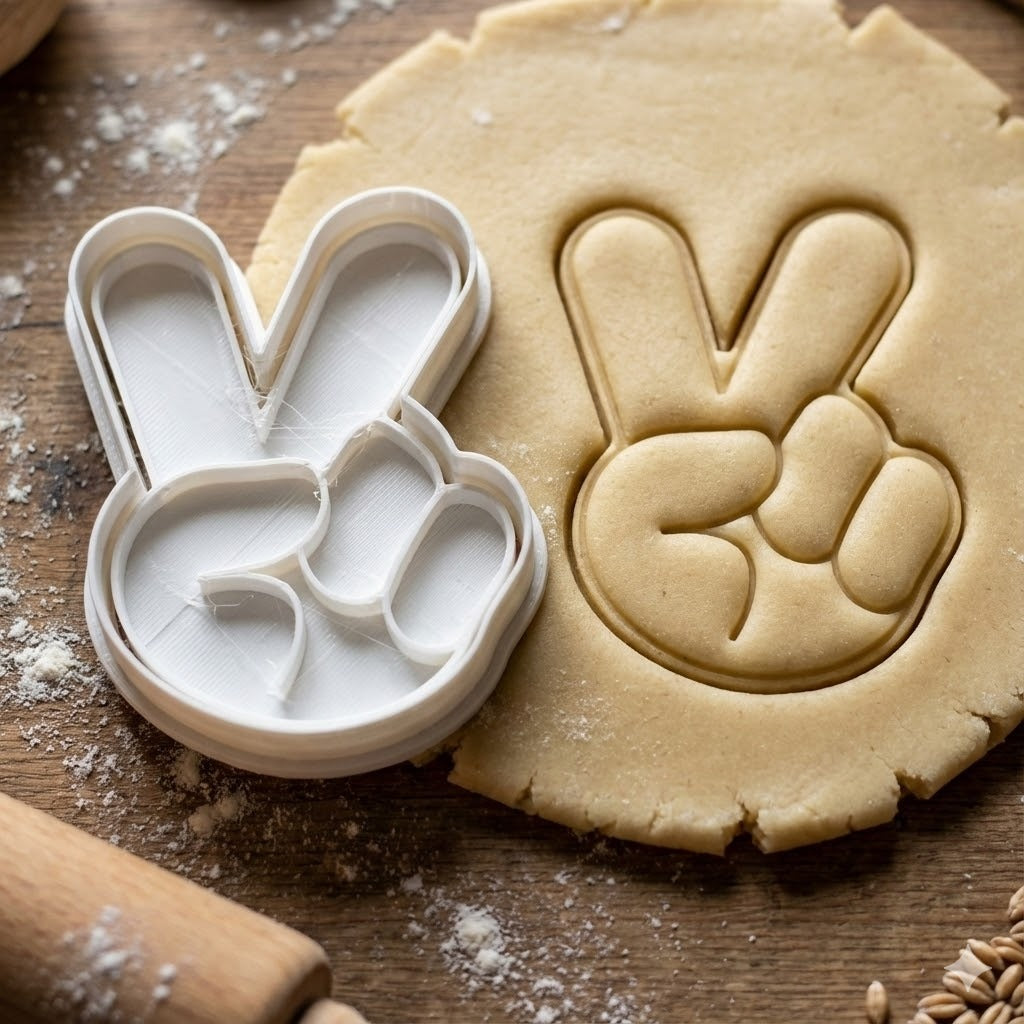 Emporte-Pièce Signe de Paix - Peace Sign Cookie Cutter