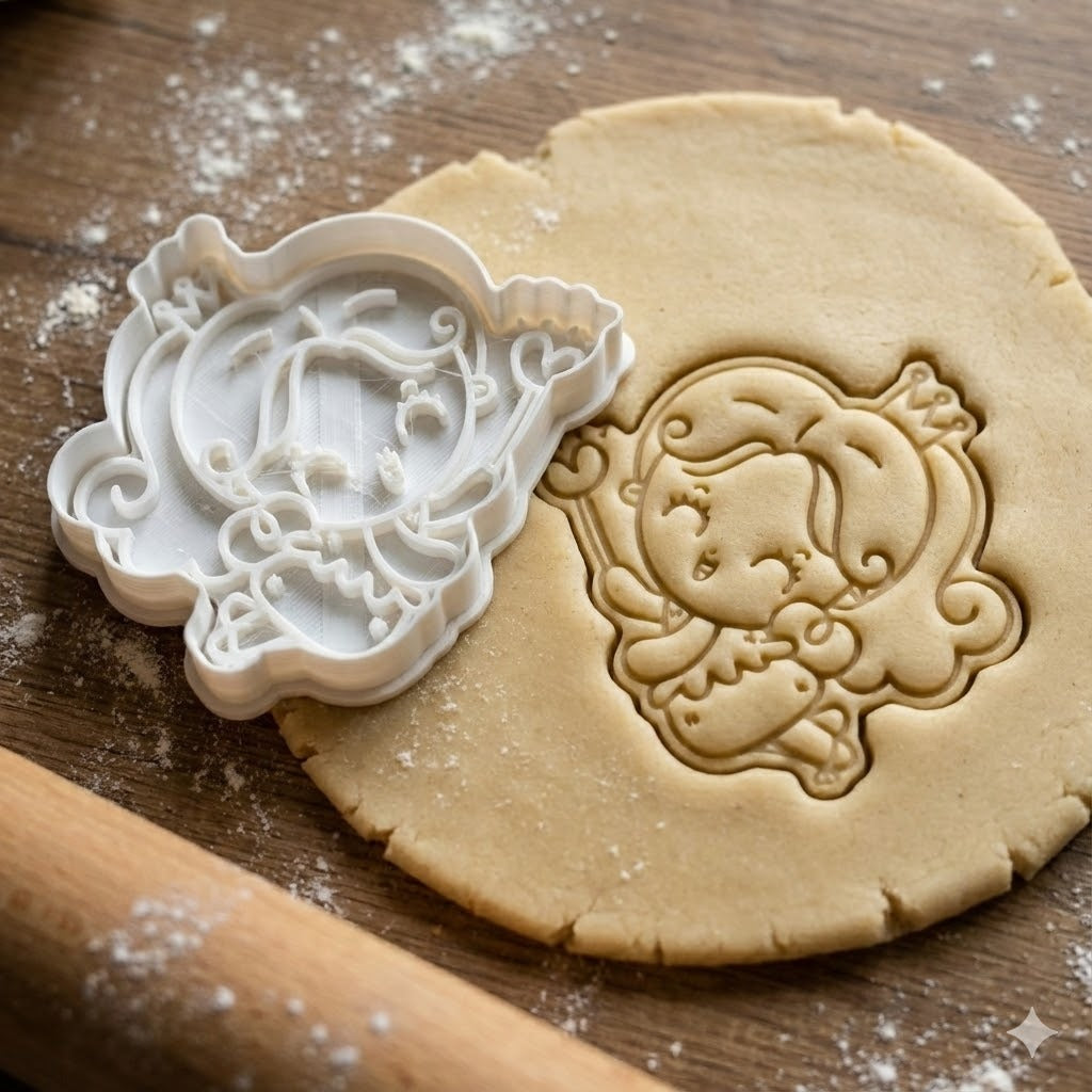 Emporte-pièce Fée - Découpoir Pâtisserie Kawaii pour Biscuits Décorés