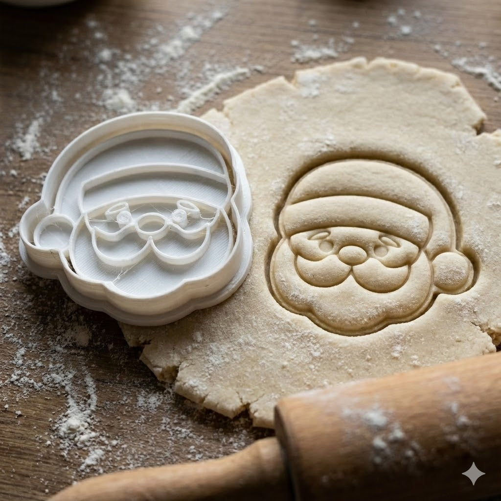 Emporte-Pièce Père Noël - Découpoir Biscuit Noël en Stock
