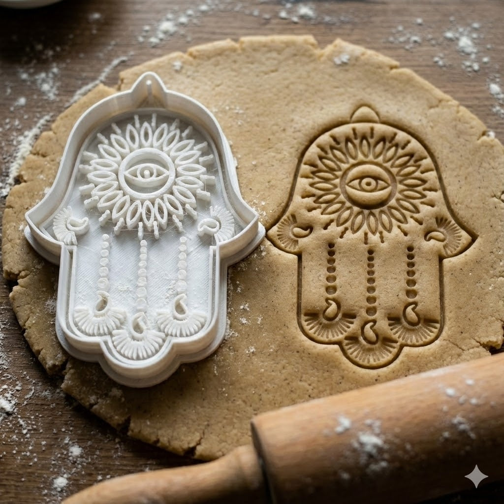 Emporte-pièce Main de Fatma - Découpoir Hamsa pour Biscuits et Pâtisserie