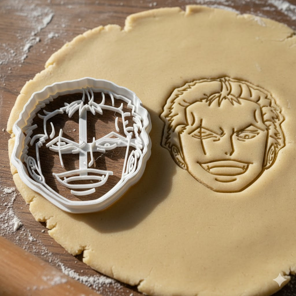 Emporte-pièce Zoro - Découpoir Personnage Manga pour Biscuits et Pâtisserie