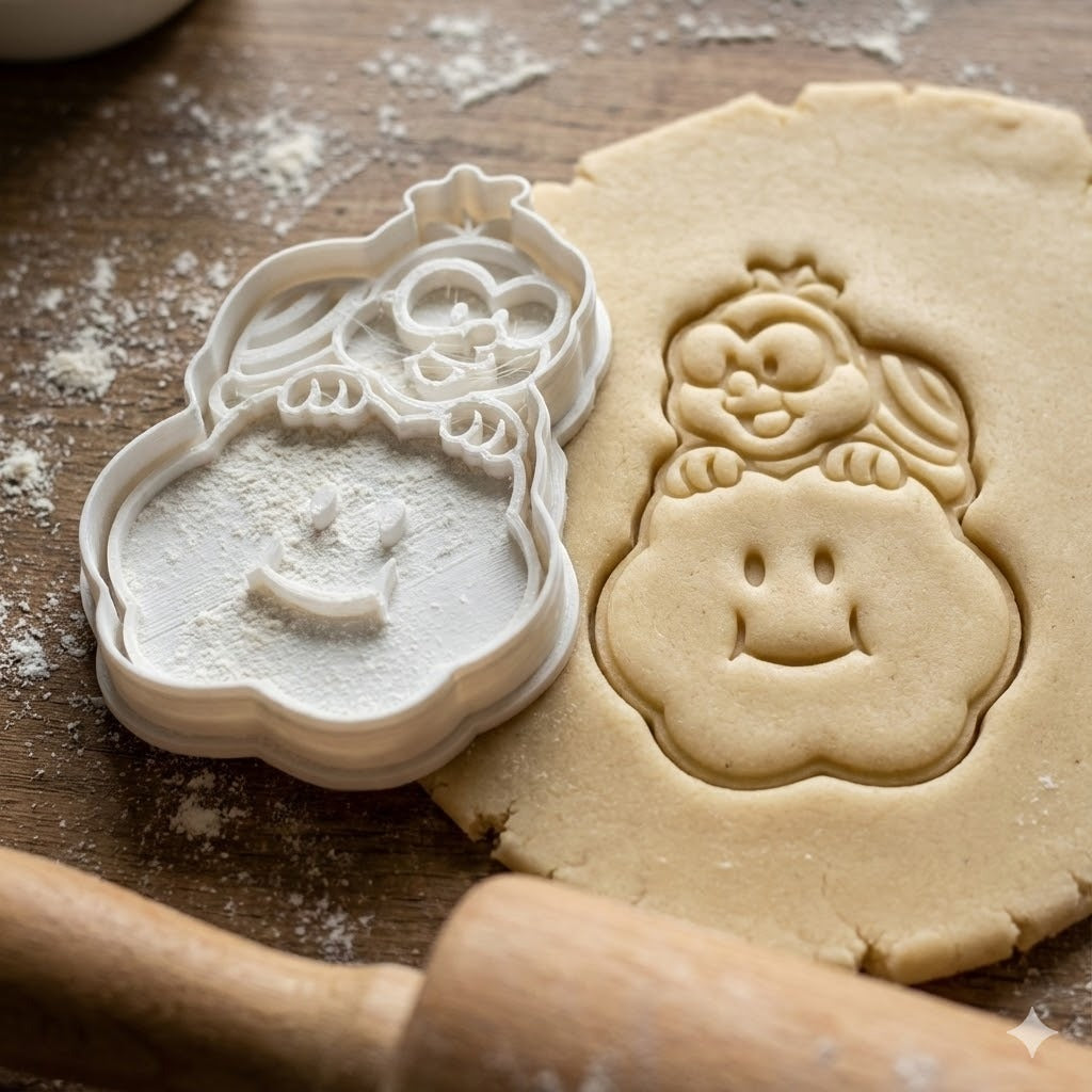 Emporte-pièce Lakitu - Découpoir Pâtisserie Mario Bros