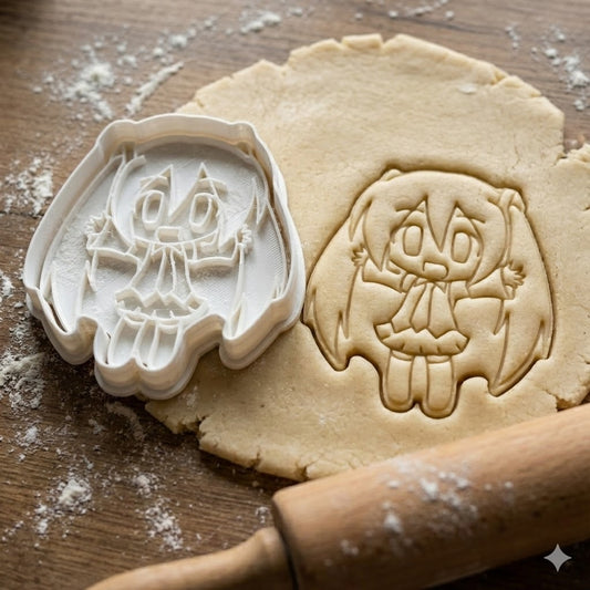 Emporte-pièce Miku - Découpoir Personnage Manga pour Biscuits et Pâtisserie