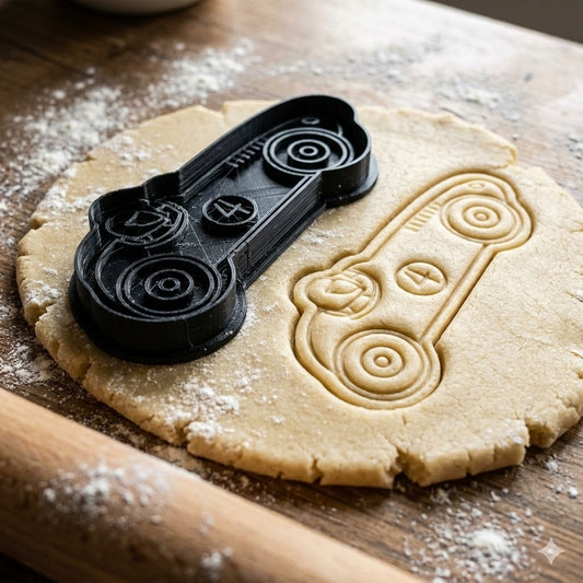 Emporte-pièce Voiture de Course Rétro Vintage