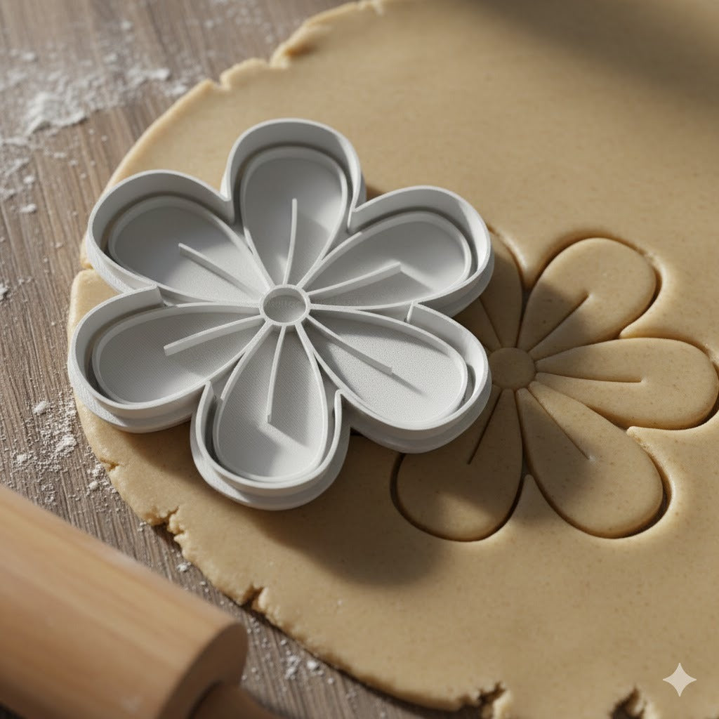 Emporte-pièce Fleur 6 Pétales - Découpoir Biscuit Pâtisserie