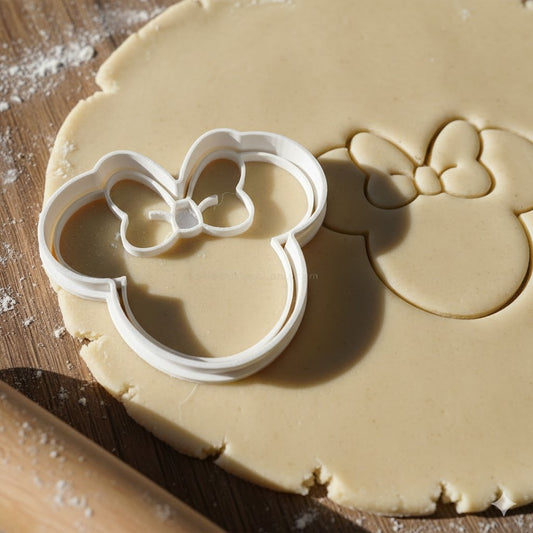 Emporte-pièce Tête de Minnie avec Nœud