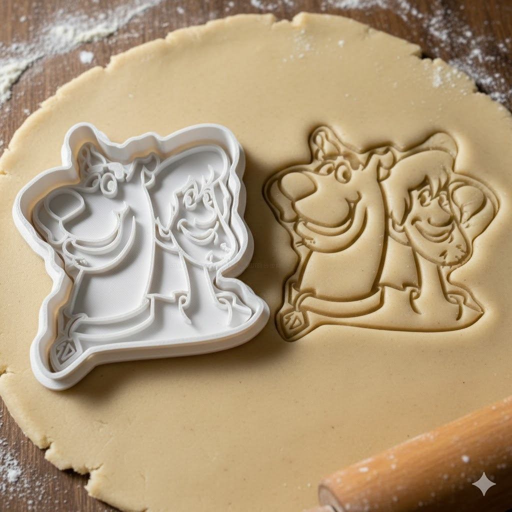 Emporte-pièce Scooby-Doo et Sammy - Découpoir Biscuit Pâtisserie