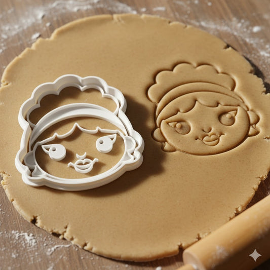 Emporte-pièce Miss Argentina - Découpoir Personnage Kawaii pour Biscuits et Pâtisserie