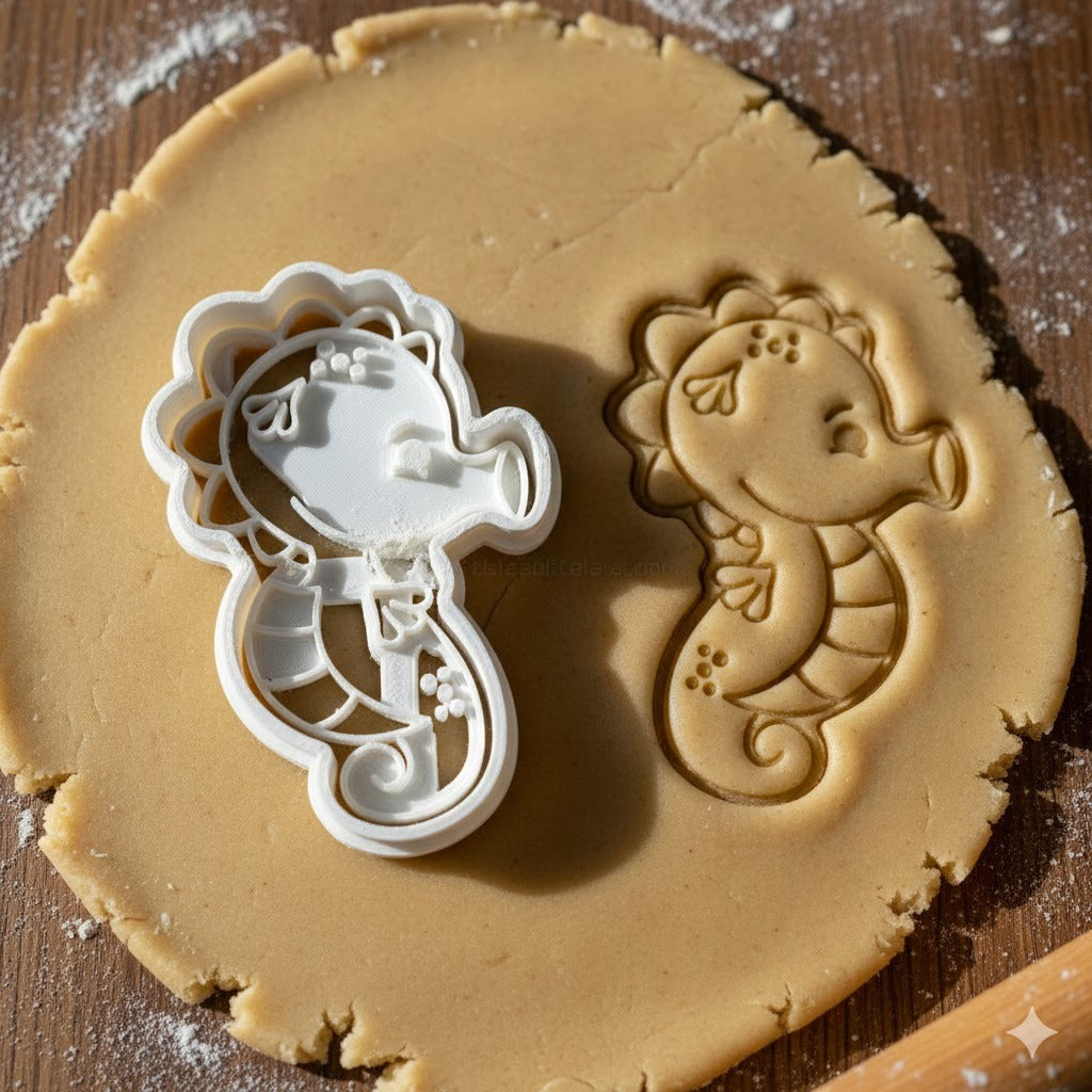 Emporte-pièce Hippocampe Kawaii