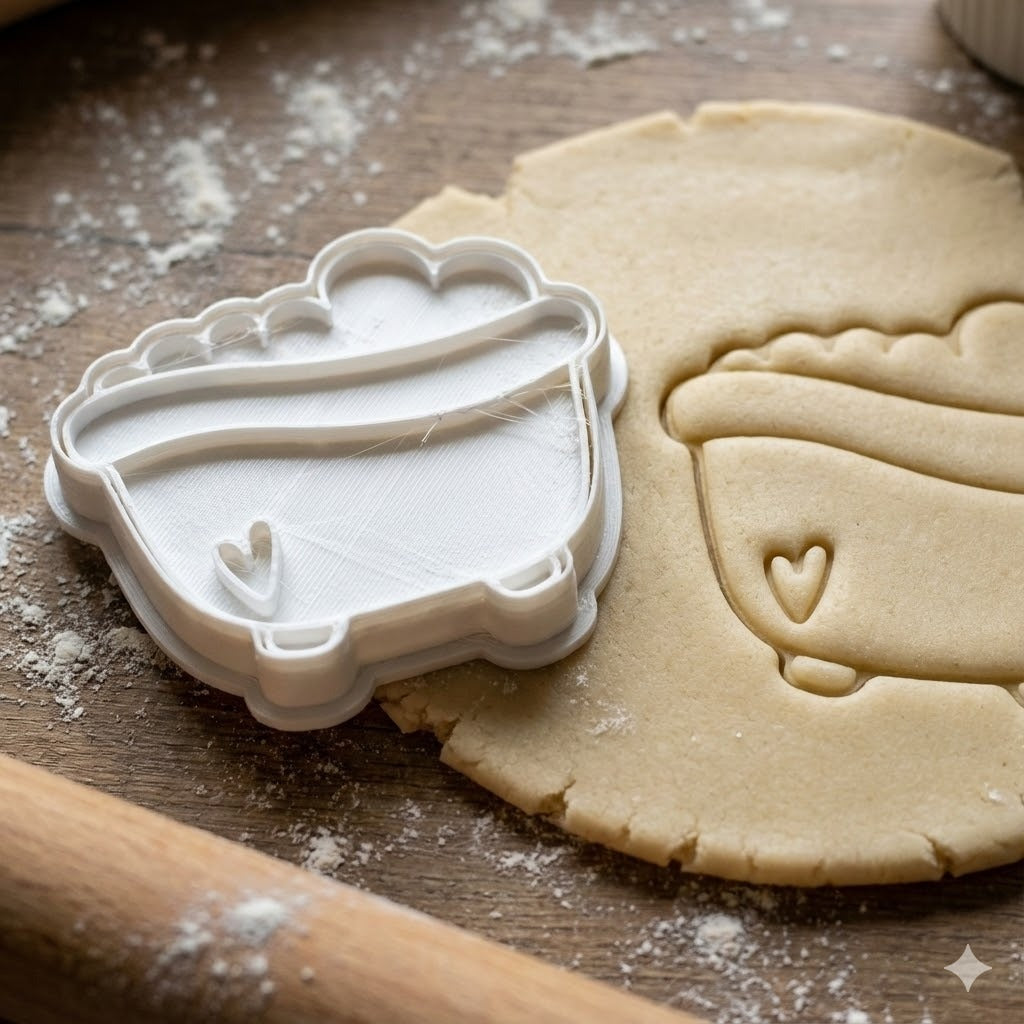 Emporte-pièce Baignoire Kawaii