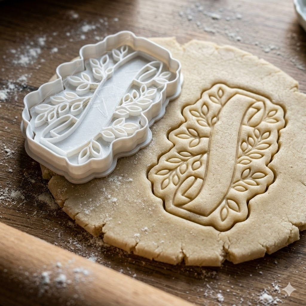 Emporte-pièce Étiquette avec Feuilles