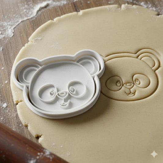 Emporte-Pièce Panda Kawaii - Tête de Panda Mignon pour Biscuits et Pâtisserie