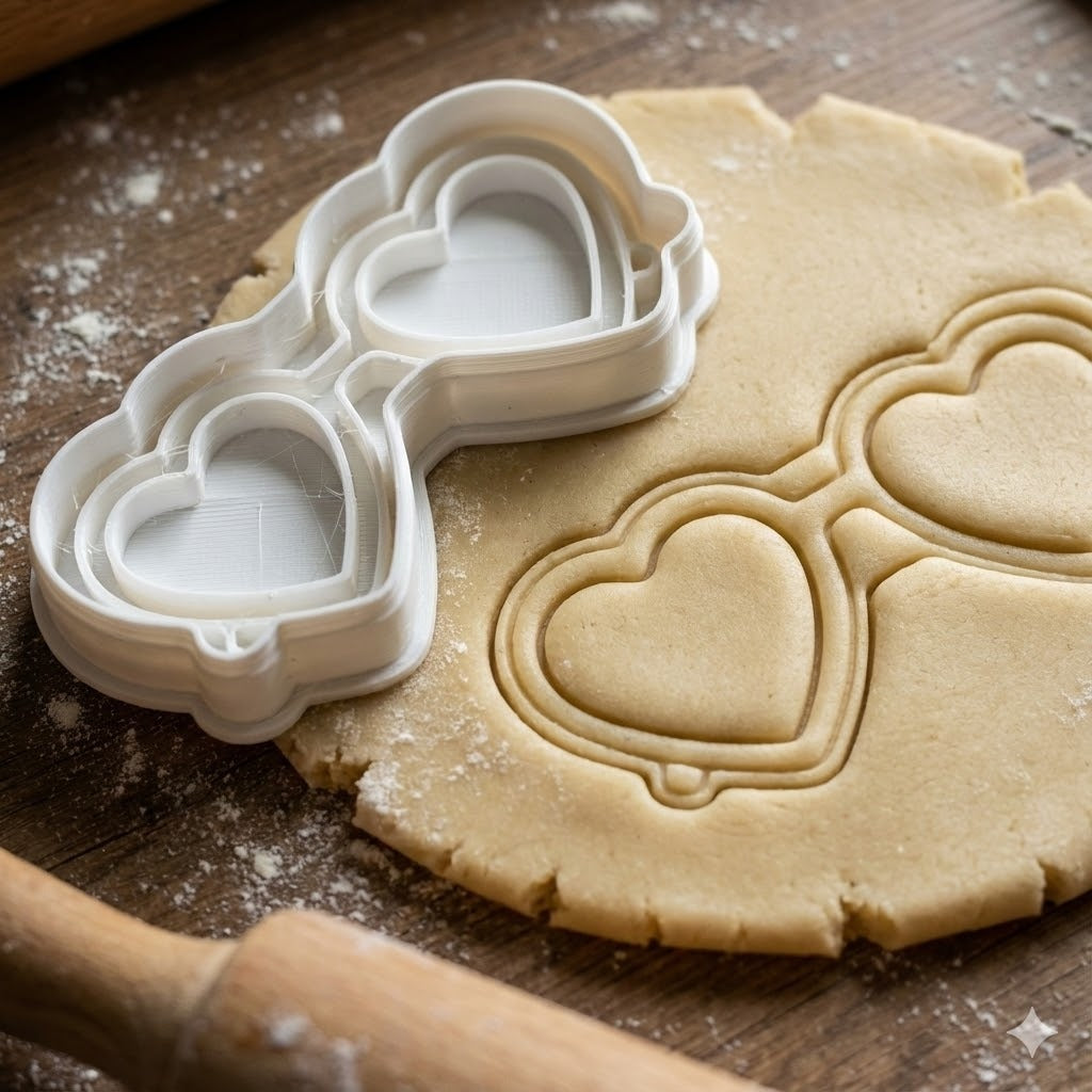 Emporte-Pièce Lunettes Cœur