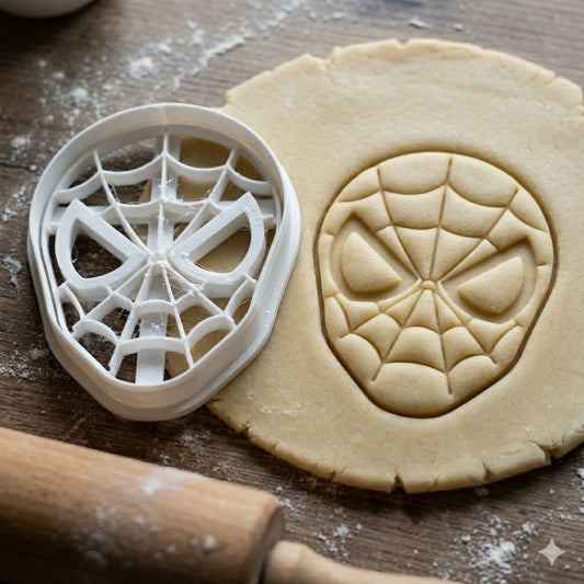 Emporte-pièce Spiderman - Tête de Super-Héros pour Biscuits et Pâtisserie
