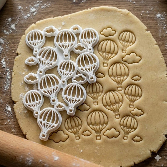 Emporte-Pièce Montgolfière - Découpoir Ballon à Air Chaud pour Biscuits et Pâtisserie