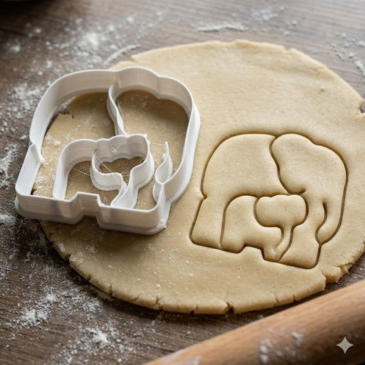 Emporte-Pièce Éléphant en Forme de Pain