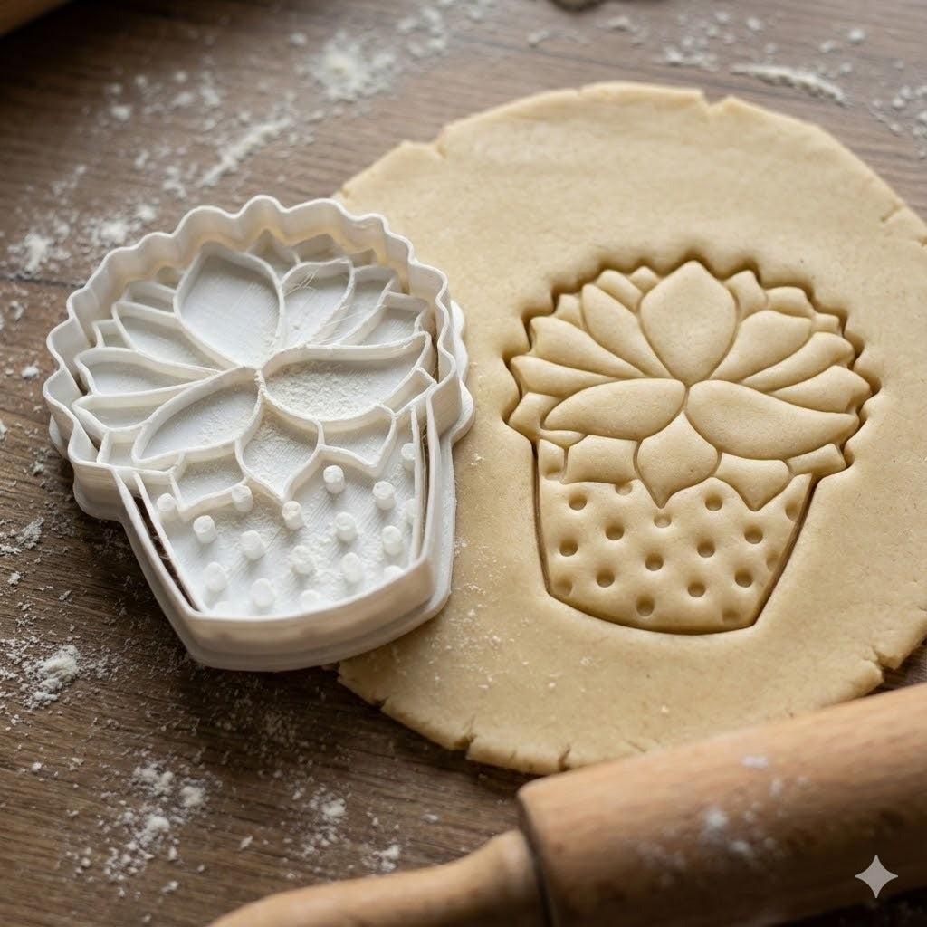 Emporte-pièce Cactus en Pot