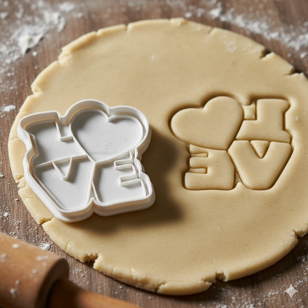 Emporte-pièce LOVE - Découpoir Pâtisserie Coeur Saint-Valentin