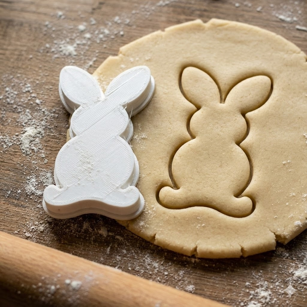 Emporte-Pièce Lapin de Pâques - Découpoir Biscuit Pâtisserie