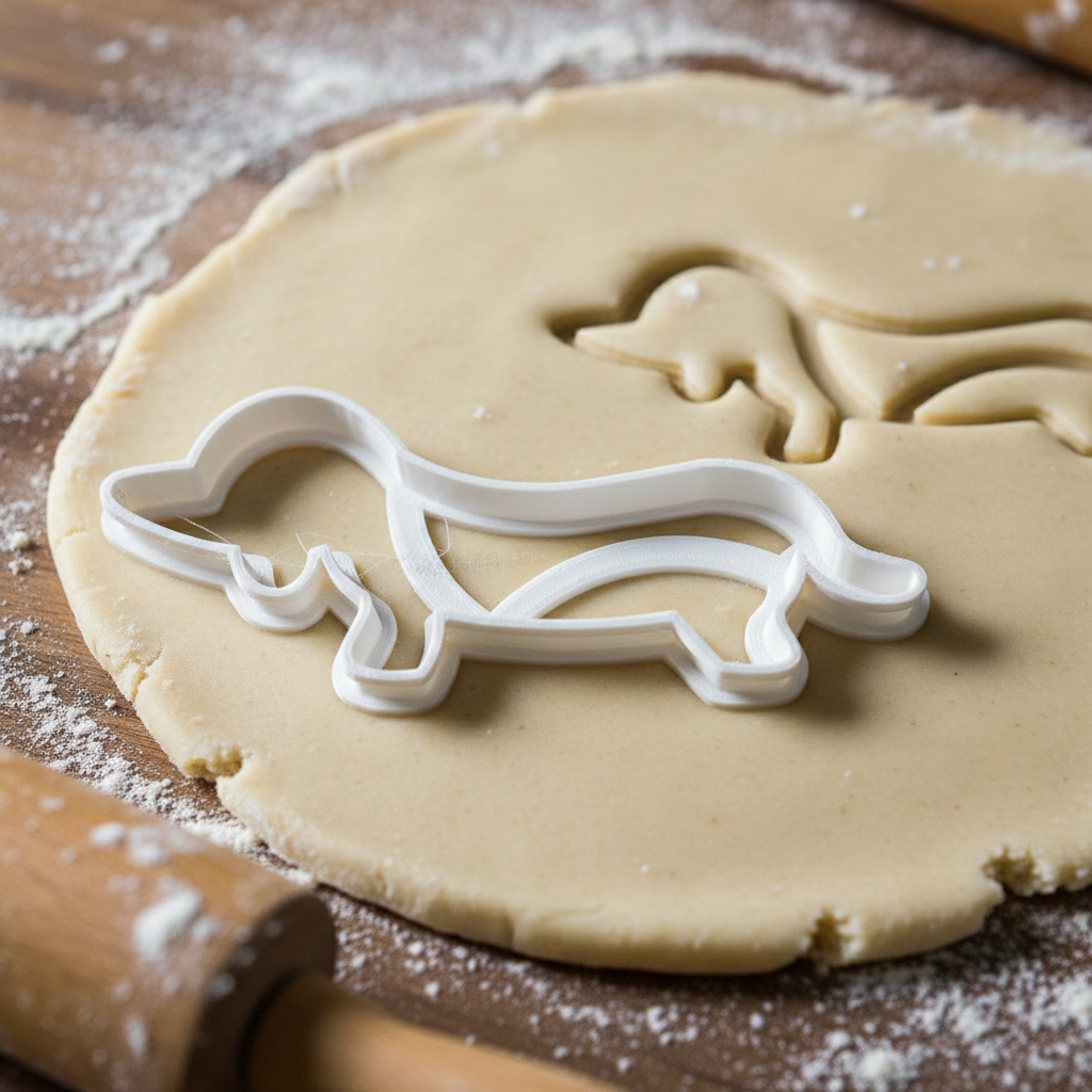 Emporte-Pièce Teckel - Découpoir Chien Saucisse pour Biscuits et Pâtisserie