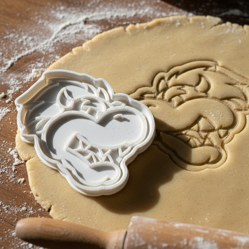 Emporte-pièce Bowser - Découpoir Tête de Bowser pour Biscuits et Pâtisserie