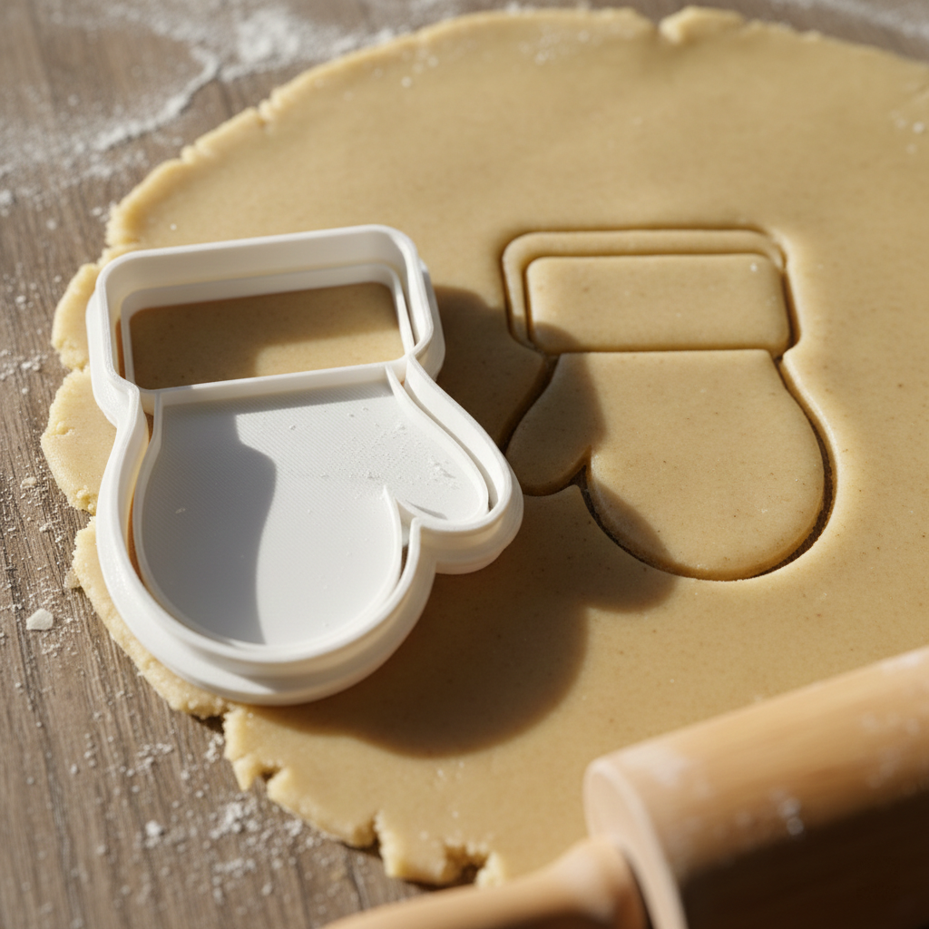Emporte-Pièce Moufles de Noël - Découpoir Pâtisserie Premium
